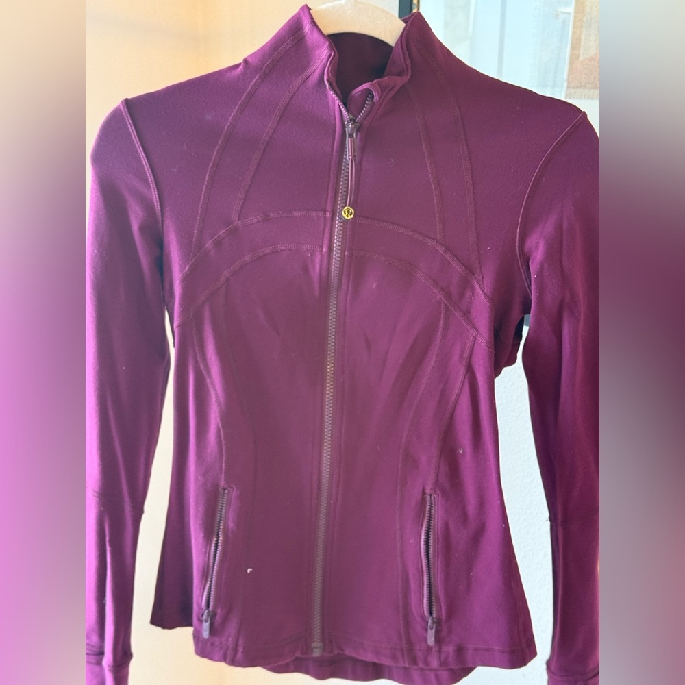 lululemon athletica Plum Full-Zip Fitted Jacket